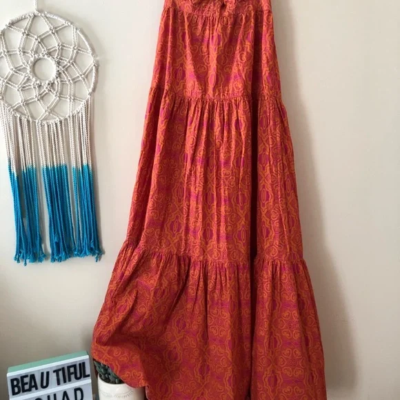 Rare Red Camel boho style maxi size 7 - Picture 5 of 6